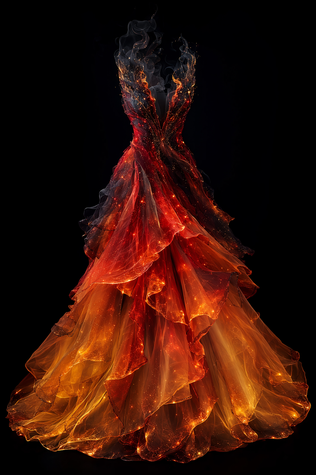 Solar Phoenix Gown